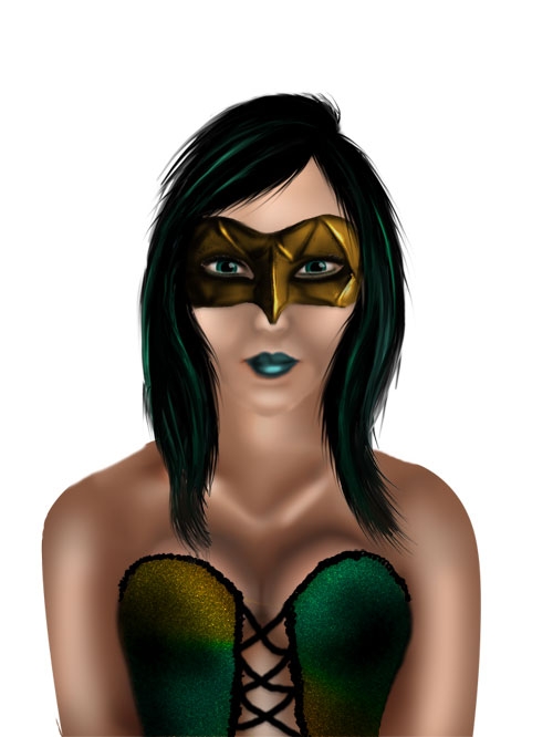 Creation of Midnight Masquerade: Step 4